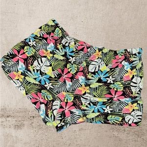 Tropical Print Lounge Shorts